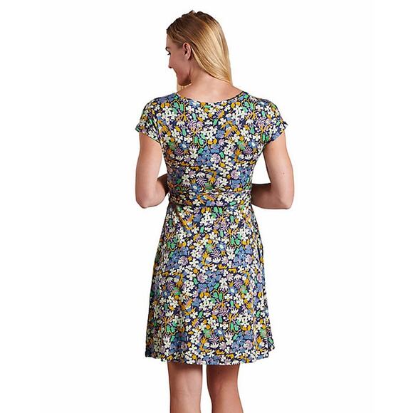 Toad & Co Cue Wrap Road Tripper Wrap Navy Garden Small - Picture 2 of 9